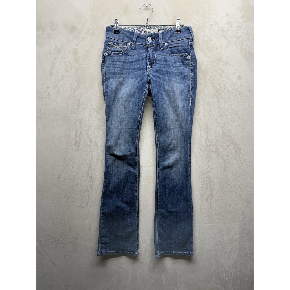 Ariat Bootcut Jeans Womens 26R R.E.A.L. Stretch Denim Mid Low Rise Flare Riding